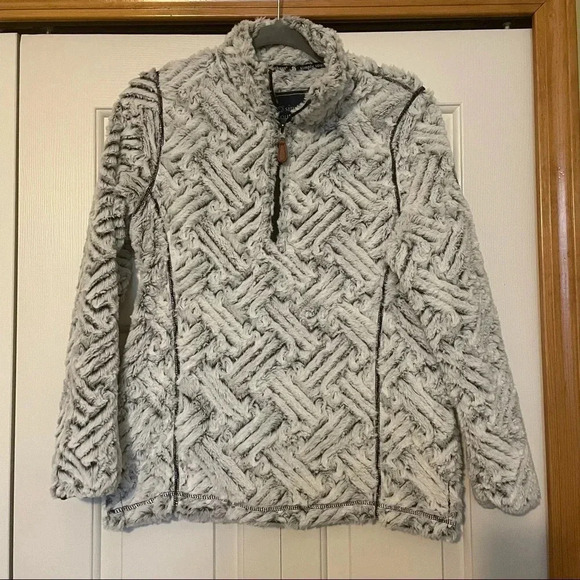 Simply Southern 1/4 Zip Fleece Pullover - Picture 1 of 5